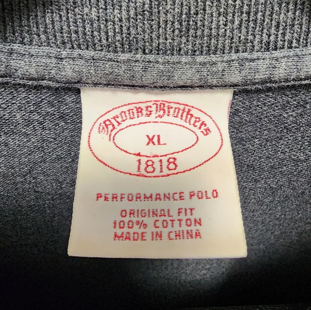 Brooks Brothers 1818 Mens Performance Polo Shirt - Picture 3 of 3